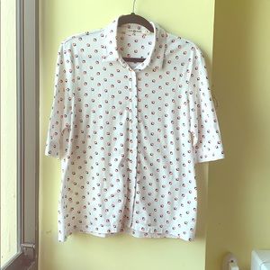 Tory sport button front Blouse